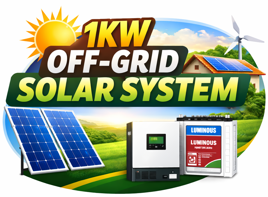 1KW Off Grid Solar System